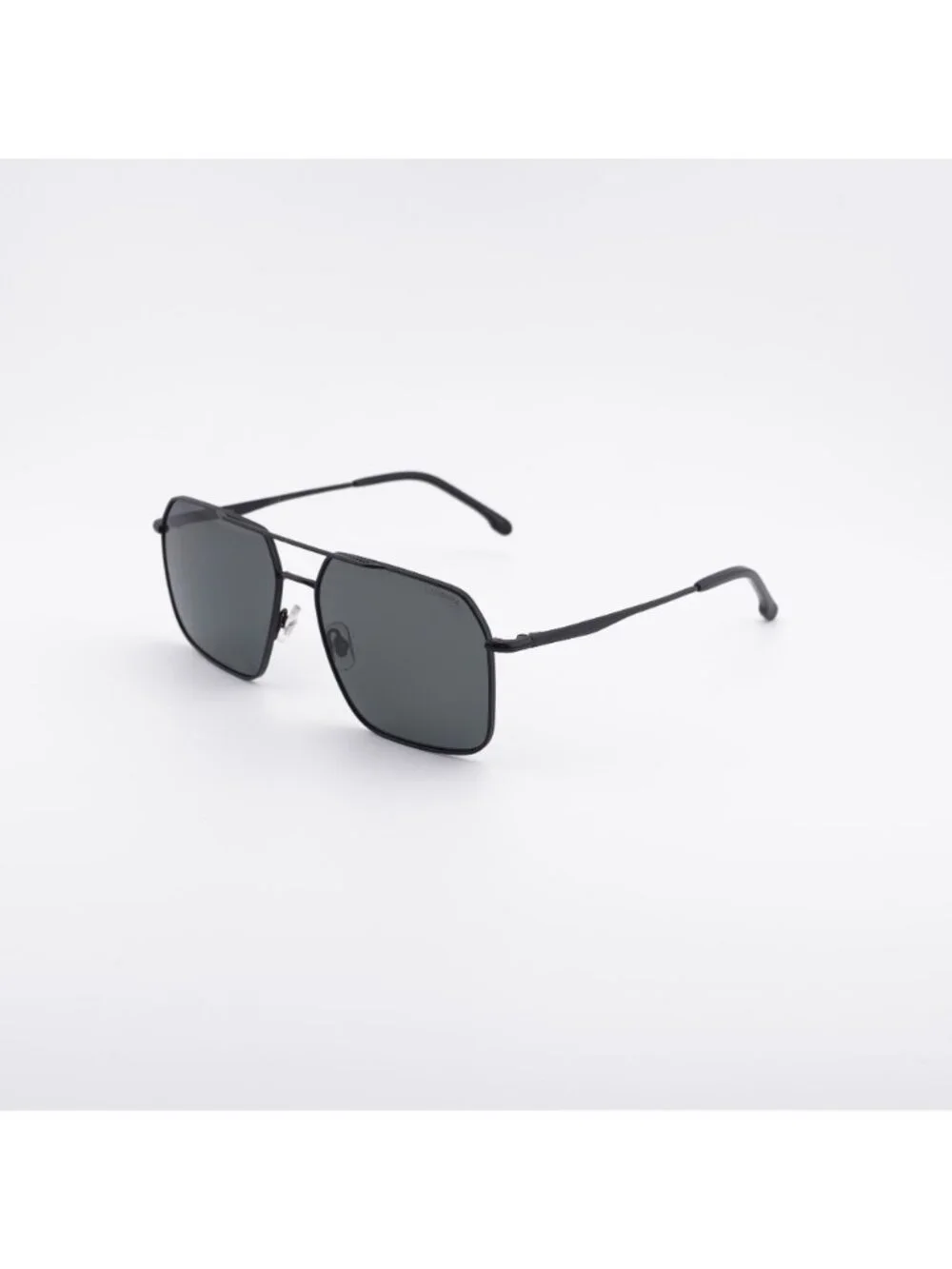 CARRERA 333/S 0003 M9 Sunglasses Black Aviator Frame, Grey Polarized Lenses